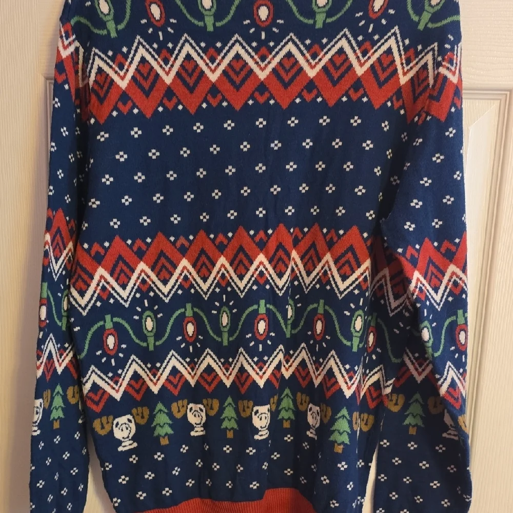 Nationa Lampoons Christmas Vacation Griswold‎ Sweater - Blue and Red